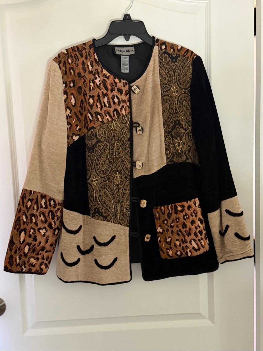 Jacket/ Blazer in Black, Brown,Tan, sz Lg